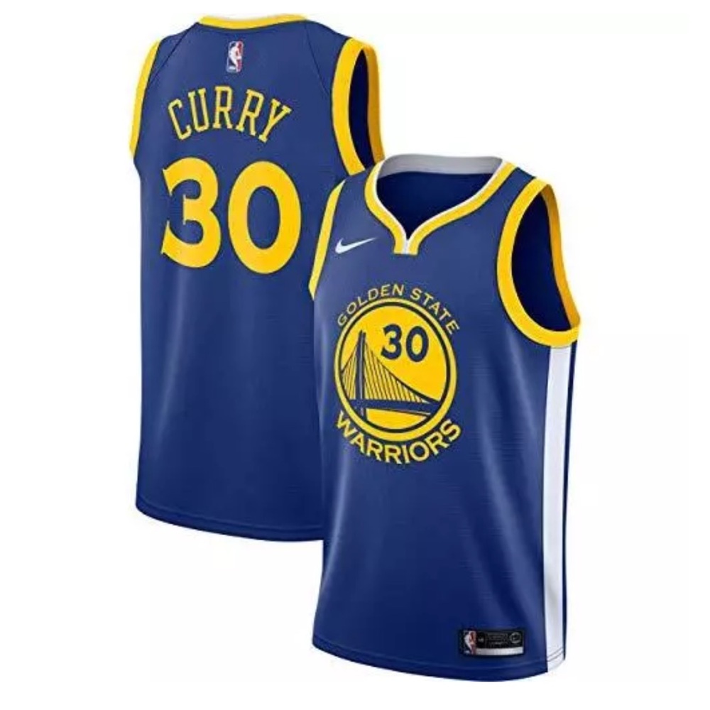 Nike Golden State Warriors Steph Curry 2018 Basketball Jersey 2018 Size Large